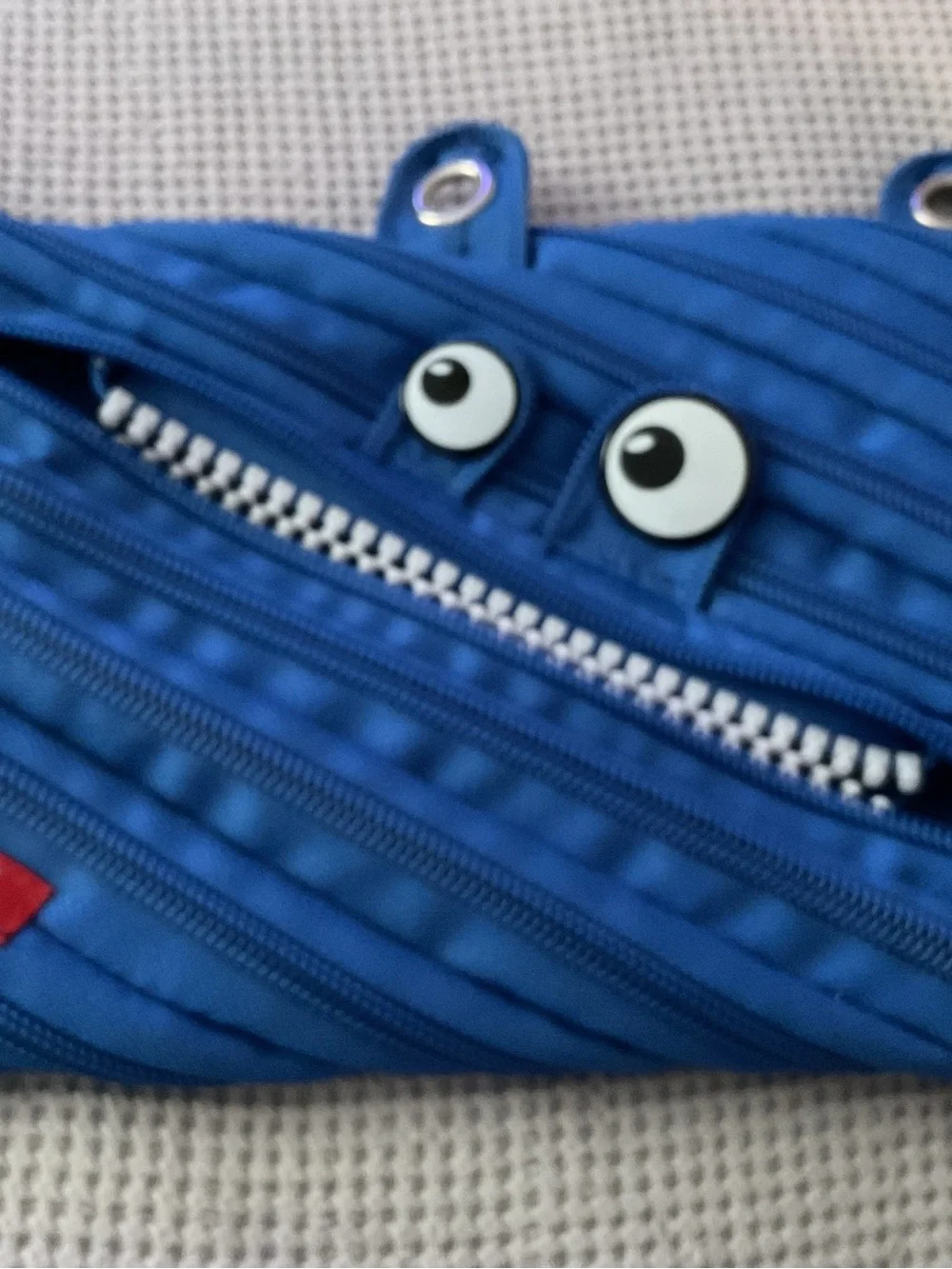 Zipit Kids Blue Monster Multi-Zip Pencil Case